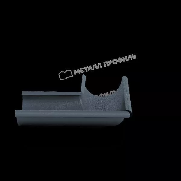 Угол желоба наружный МЕТАЛЛ ПРОФИЛЬ Foramina Freeze D125 Grey купить в екатеринбурге