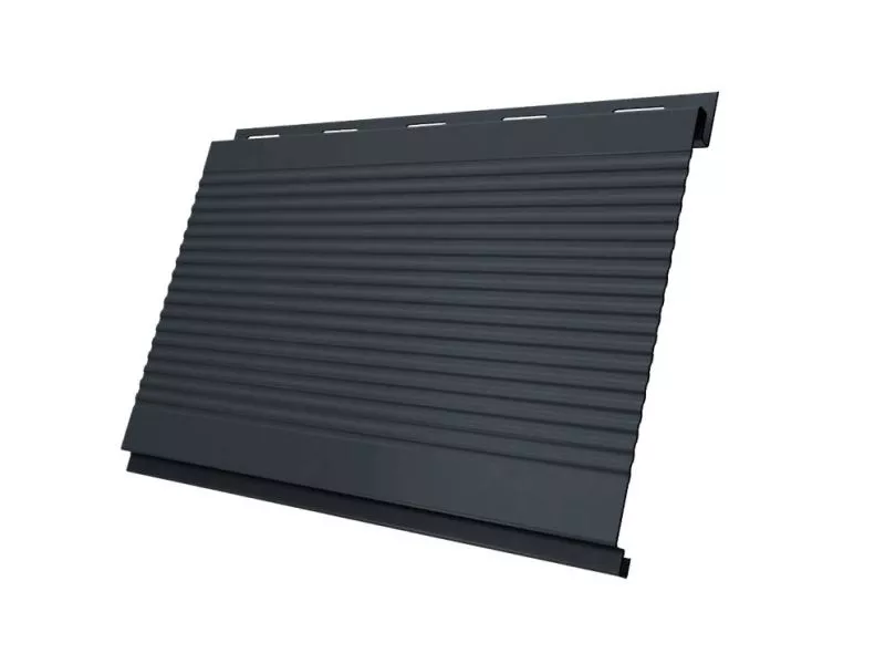 Вертикаль 0,2 Grand Line gofr 0,5 Drap TX с пленкой RAL 7024 мокрый асфальт купить в екатеринбурге