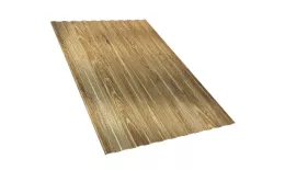 Профнастил С8 A ECOSTEEL текстурированный 0,5 мм Golden Wood Золотой Дуб. Артикул: C8AESt-zd