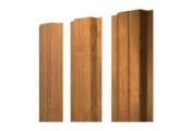 Штакетник Grand Line П -образный А 0,45 Print Premium РФ Golden Wood Золотой Дуб – Купить оптом и в розницу