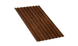 Профнастил МП20 R ECOSTEEL Matt 0,5 мм Мореный дуб купить в екатеринбурге