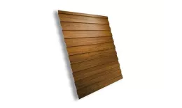 Профнастил Grand Line С8 A Print Premium РФ 0,45 мм Golden Wood Золотой Дуб купить в екатеринбурге
