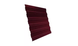 Профнастил Grand Line С8 A Satin 0,5 мм RAL 3005 Красное вино купить в екатеринбурге