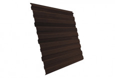 Профнастил Grand Line С10 A Print Elite 0,45 мм Choco Wood Шоколадное дерево купить 