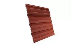 Профнастил Grand Line С10 A Satin 0,5 мм RAL 8004 Терракота купить в екатеринбурге