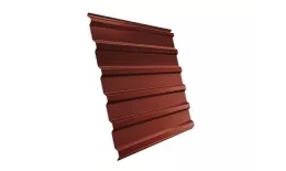 Профнастил Grand Line С20 A Satin 0,5 мм RAL 8004 Терракота купить в екатеринбурге