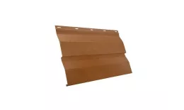 Металлический сайдинг Grand Line Корабельная доска XL Quarzit 0,5 мм Cuprum steel Медь купить в екатеринбурге