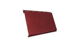 Металлический сайдинг Grand Line Вертикаль classic GreenCoat Pural RAL 3009 Оксидно-красный купить в екатеринбурге