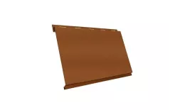 Металлический сайдинг Grand Line Вертикаль classic Quarzit 0,5 мм Cuprum steel Медь купить в екатеринбурге