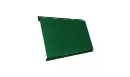 Металлический сайдинг Grand Line Вертикаль classic Velur 0,5 мм RAL 6005 Зеленый мох купить в екатеринбурге