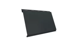 Металлический сайдинг Grand Line Вертикаль classic Velur 0,5 мм RAL 7016 Антрацитово-серый купить в екатеринбурге
