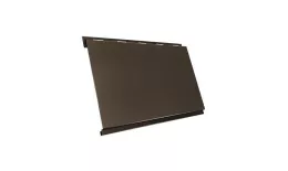 Металлический сайдинг Grand Line Вертикаль classic Atlas Х 0,5 мм RAL 8019 Т.коричневый купить в екатеринбурге