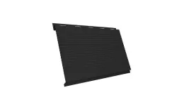 Металлический сайдинг Grand Line Вертикаль Gofr GreenCoat Pural Matt RAL 9005 Черный купить в екатеринбурге