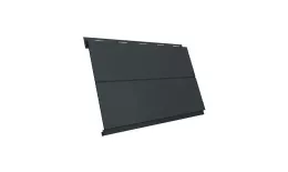 Металлический сайдинг Grand Line Вертикаль Line GreenCoat Pural Matt RAL 7016 Антрацитово-серый купить в екатеринбурге