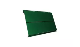 Металлический сайдинг Grand Line Вертикаль Line Quarzit Lite 0,5 мм RAL 6005 купить в екатеринбурге