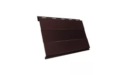 Металлический сайдинг Grand Line Вертикаль Prof GreenCoat Pural Matt RAL 8017 Шоколад купить в екатеринбурге