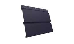 Металлический сайдинг Grand Line Квадро Брус GreenCoat Pural Matt RAL 7024 Мокрый асфальт купить в екатеринбурге