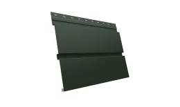 Металлический сайдинг Grand Line Квадро Брус GreenCoat Pural Matt RAL 6020 Хромовая зелень купить в екатеринбурге