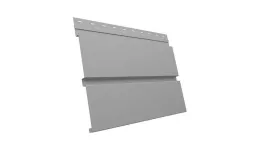 Металлический сайдинг Grand Line Квадро Брус Satin 0,5 мм RAL 7004 Сигнальный серый купить в екатеринбурге