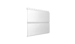Металлический сайдинг Grand Line ЭкоБрус Satin 0,5 мм RAL 9003 Сигнальный белый купить в екатеринбурге