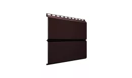 Металлический сайдинг Grand Line ЭкоБрус Satin Matt 0,5 мм RAL 8017 Шоколад купить в екатеринбурге
