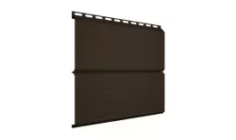 Металлический сайдинг Grand Line ЭкоБрус Gofr GreenCoat Pural Matt RAL 8019 купить в екатеринбурге