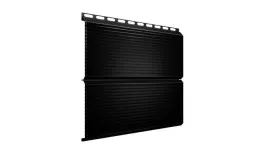 Металлический сайдинг Grand Line ЭкоБрус Gofr GreenCoat Pural Matt RAL 9005 купить в екатеринбурге