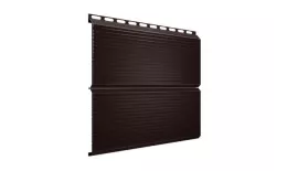 Металлический сайдинг Grand Line ЭкоБрус Gofr GreenCoat Pural RAL 8017 купить в екатеринбурге