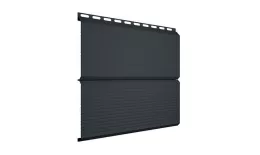 Металлический сайдинг Grand Line ЭкоБрус Gofr Velur 0,5 мм RAL 7016 Антрацитово-серый купить в екатеринбурге