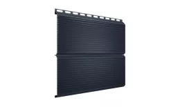 Металлический сайдинг Grand Line ЭкоБрус Gofr Satin Matt 0,5 мм RAL 7024 Мокрый асфальт купить в екатеринбурге