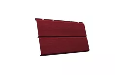 Металлический сайдинг Grand Line ЭкоБрус 3D Drap 0,45 мм RAL 3005 Красное вино купить в екатеринбурге