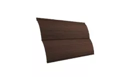 Металлический сайдинг Grand Line Блок-хаус New Print Elite Шоколадное дерево купить в екатеринбурге