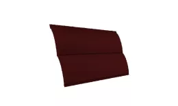 Металлический сайдинг Grand Line Блок-хаус New Satin 0,5 мм RAL 3009 Оксидно-красный купить в екатеринбурге