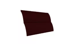Металлический сайдинг Grand Line Блок-хаус New Satin 0,5 мм RAL 3011 Коричнево-красный купить в екатеринбурге