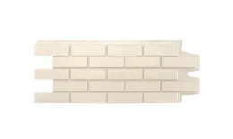 Фасадные панели GRAND LINE Коллекция Клинкерный Кирпич Стандарт Молочный купить в екатеринбурге