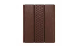 СОФИТ aquAsystem с центральной перфорацией GreenCoat Pural BT (2400х303) 0.5 мм RAL 8017 Шоколад купить в екатеринбурге