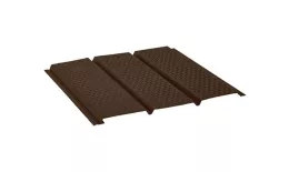 СОФИТ aquAsystem полная перфорация GreenCoat Pural BT (2400х303) 0.5 мм RR 32 темно-коричневый купить в екатеринбурге
