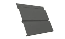 Софит металл с перфорацией Grand Line Квадро брус GreenCoat Pural Matt BT 0,5 мм RR 32 Темно-коричневый купить в екатеринбурге