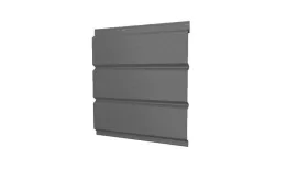 Софит металл GL с перфорацией GreenCoat Pural 0,45 мм RR 23 темно-серый купить в екатеринбурге