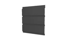 Софит металл GL с перфорацией GreenCoat Pural Matt 0,5 мм RR 23 темно-серый купить в екатеринбурге