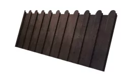 Профнастил C8 A для забора фигурный Grand Line Print Elite 0,45 мм Antique Wood Античный Дуб купить в екатеринбурге