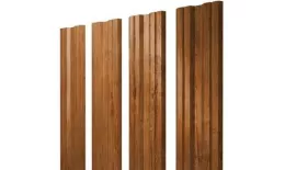 Штакетник Grand Line Twin 0,45 Print-double Elite Golden Wood Золотой Дуб купить в екатеринбурге