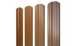 Штакетник Grand Line Twin фигурный 0,5 Quarzit Cuprum Steel Медь купить в екатеринбурге