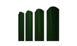 Штакетник Grand Line Круглый фигурный 0,45 PE Double RAL 6005 Зеленый мох купить в екатеринбурге