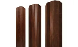 Штакетник Grand Line М-образный B фигурный 0,45 Print Elite Cherry Wood Бразильская вишня купить в екатеринбурге