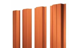 Штакетник Grand Line П -образный А 0,5 Quarzit Cuprum Steel Медь купить в екатеринбурге