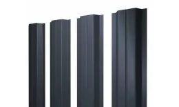 Штакетник Grand Line П -образный В 0,5 Velur RAL 7024 Мокрый асфальт купить в екатеринбурге