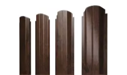 Штакетник Grand Line П-образный А фигурный 0,45 Print Premium РФ Antique Wood Античный дуб купить в екатеринбурге