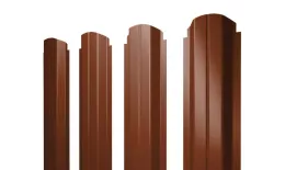 Штакетник Grand Line П-образный А фигурный 0,5 Quarzit Cuprum Steel Медь купить в екатеринбурге