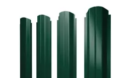 Штакетник Grand Line П-образный B фигурный 0,45 PE Double RAL 6005 Зеленый мох купить в екатеринбурге